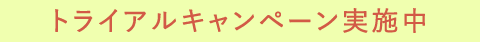 トライアルキャンペーン実施中